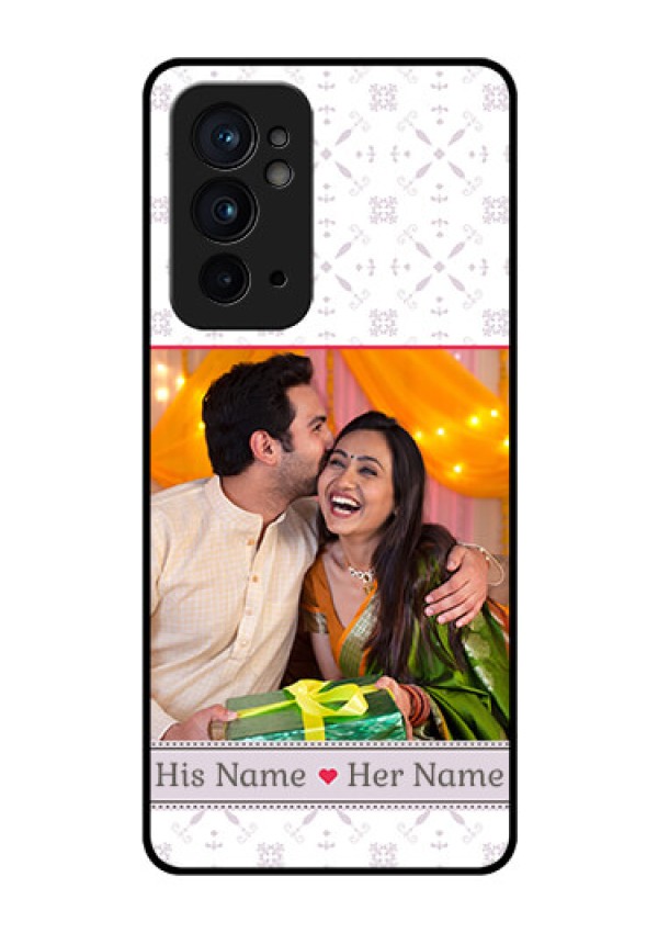 OnePlus 9RT 5G Custom Glass Mobile Case - with Photo and Ethnic Design