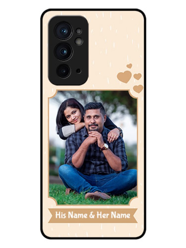 Custom OnePlus 9RT 5G Custom Glass Phone Case - with confetti love design