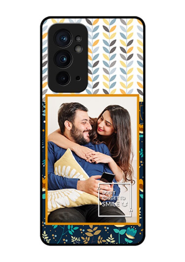 OnePlus 9RT 5G Custom Glass Mobile Case - Pattern Design