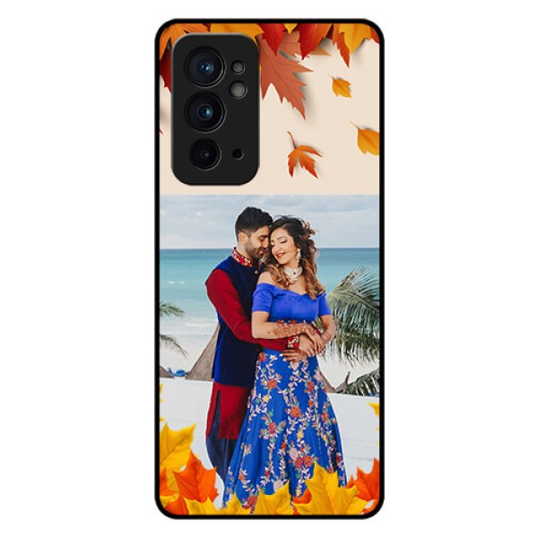 OnePlus 9RT 5G Photo Printing on Glass Case - Autumn Maple Leaves Design OnePlus 9RT 5G Photo Printing on Glass Case - Autumn Maple Leaves Design