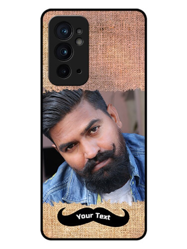 Custom OnePlus 9RT 5G Personalized Glass Phone Case - with Texture Design
