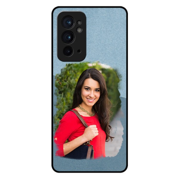 OnePlus 9RT 5G Custom Glass Mobile Case - Grunge Line Art Design