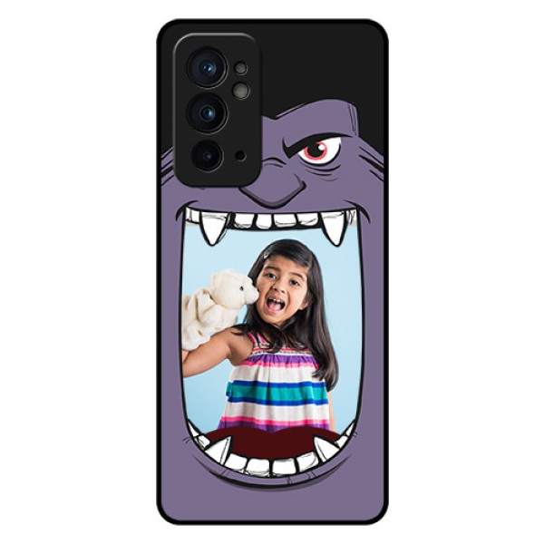 OnePlus 9RT 5G Custom Glass Phone Case - Angry Monster Design