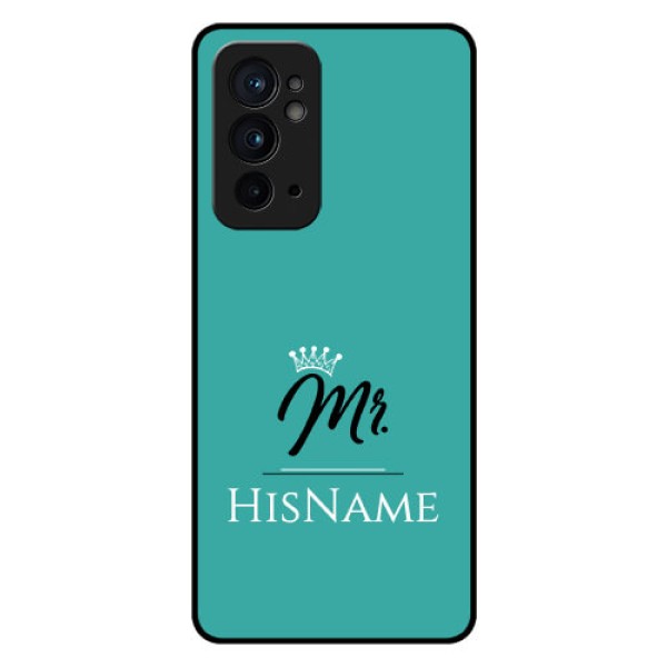 OnePlus 9RT 5G Custom Glass Phone Case Mr with Name