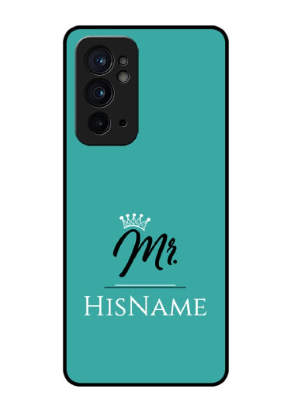 OnePlus 9RT 5G Custom Glass Phone Case Mr with Name