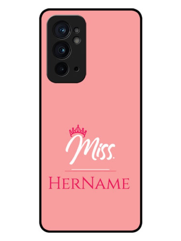 Custom OnePlus 9RT 5G Custom Glass Phone Case Mrs with Name