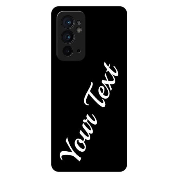 OnePlus 9RT 5G Custom Glass Mobile Cover with Your Name