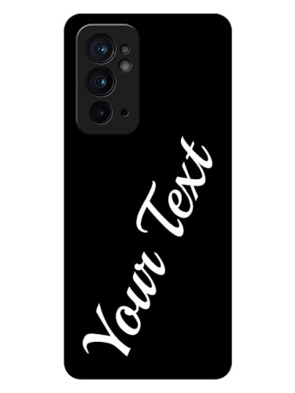 Custom OnePlus 9RT 5G Custom Glass Mobile Cover with Your Name