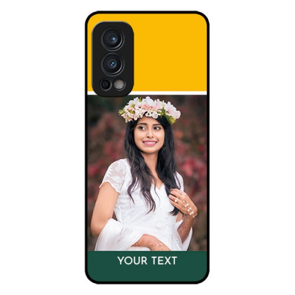 Oneplus Nord 2 5G Photo Printing on Glass Case  - Love You Design