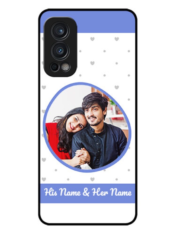 Custom Oneplus Nord 2 5G Photo Printing on Glass Case  - Premium Case Design