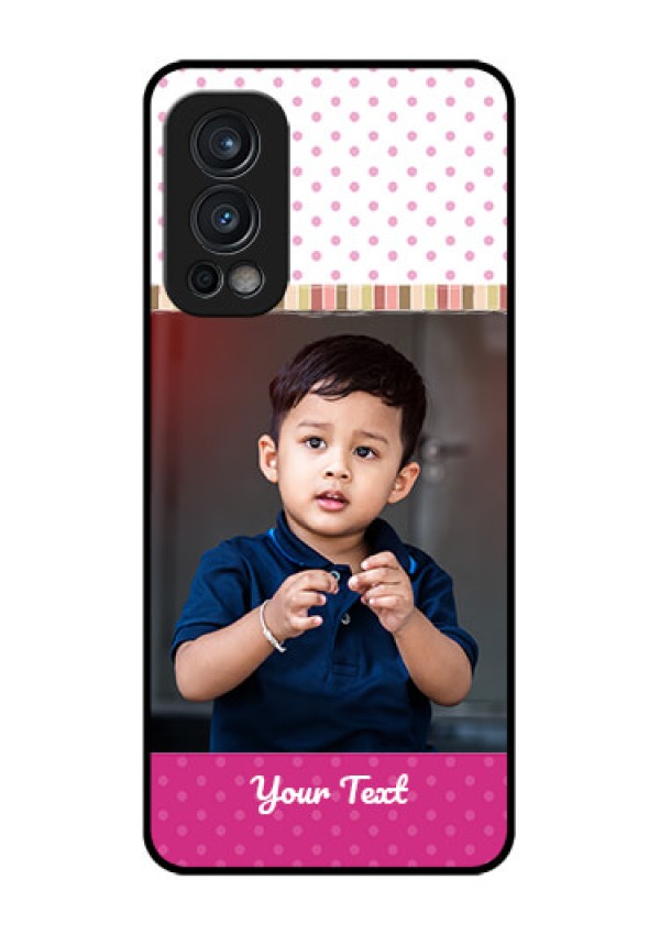 Oneplus Nord 2 5G Photo Printing on Glass Case  - Cute Girls Cover Design