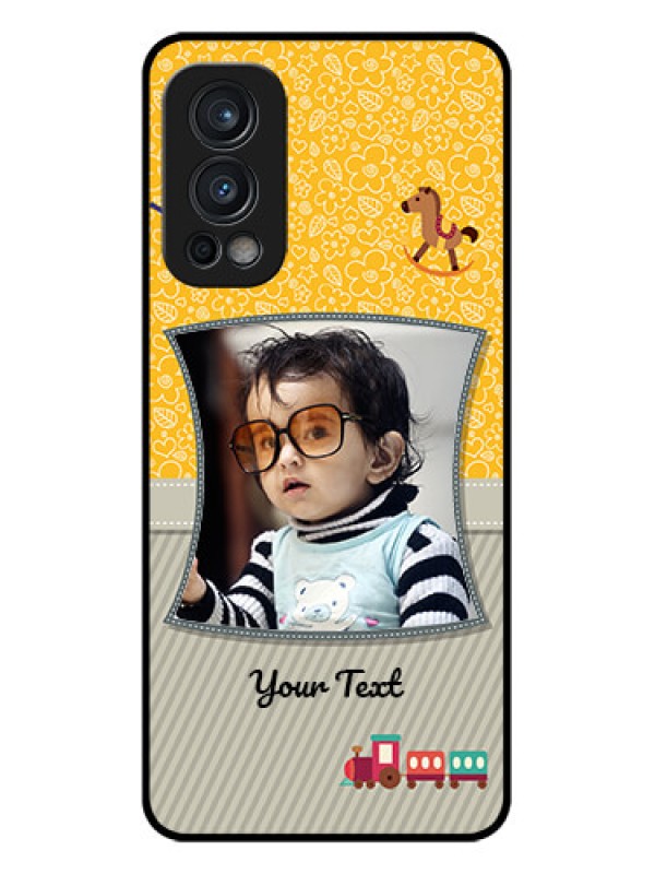 Custom Oneplus Nord 2 5G Personalized Glass Phone Case  - Baby Picture Upload Design