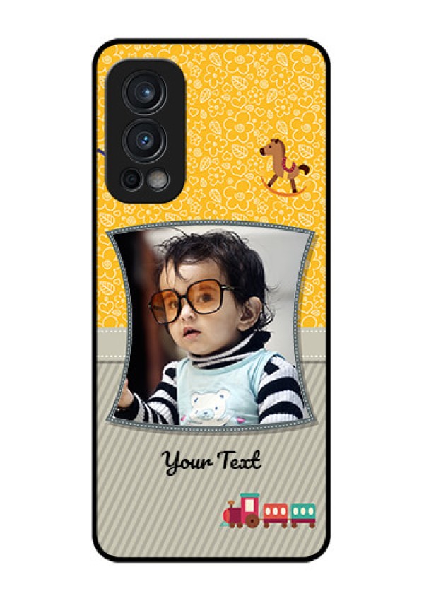 Oneplus Nord 2 5G Personalized Glass Phone Case  - Baby Picture Upload Design