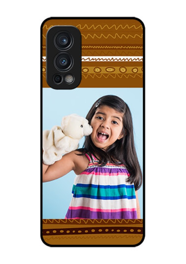 Oneplus Nord 2 5G Custom Glass Phone Case  - Friends Picture Upload Design 