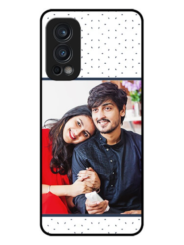 Custom Oneplus Nord 2 5G Personalized Glass Phone Case  - Premium Dot Design