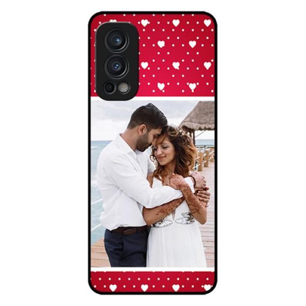 Oneplus Nord 2 5G Photo Printing on Glass Case - Hearts Mobile Case Design Oneplus Nord 2 5G Photo Printing on Glass Case - Hearts Mobile Case Design