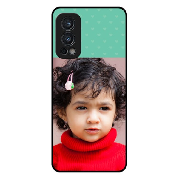Oneplus Nord 2 5G Custom Glass Phone Case  - Lovers Picture Design