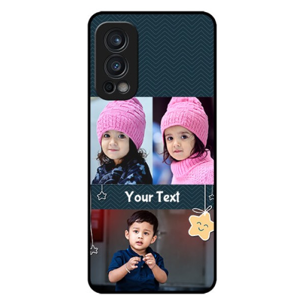 Oneplus Nord 2 5G Custom Glass Mobile Case  - Hanging Stars Design