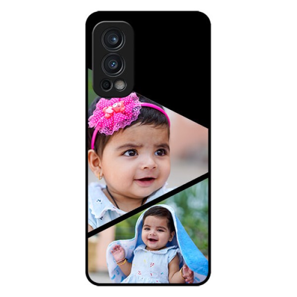 Oneplus Nord 2 5G Custom Glass Phone Case  - Semi Cut Design