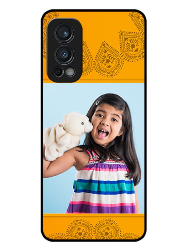 Custom Oneplus Nord 2 5G Personalized Glass Phone Case  - Photo Wedding Design 