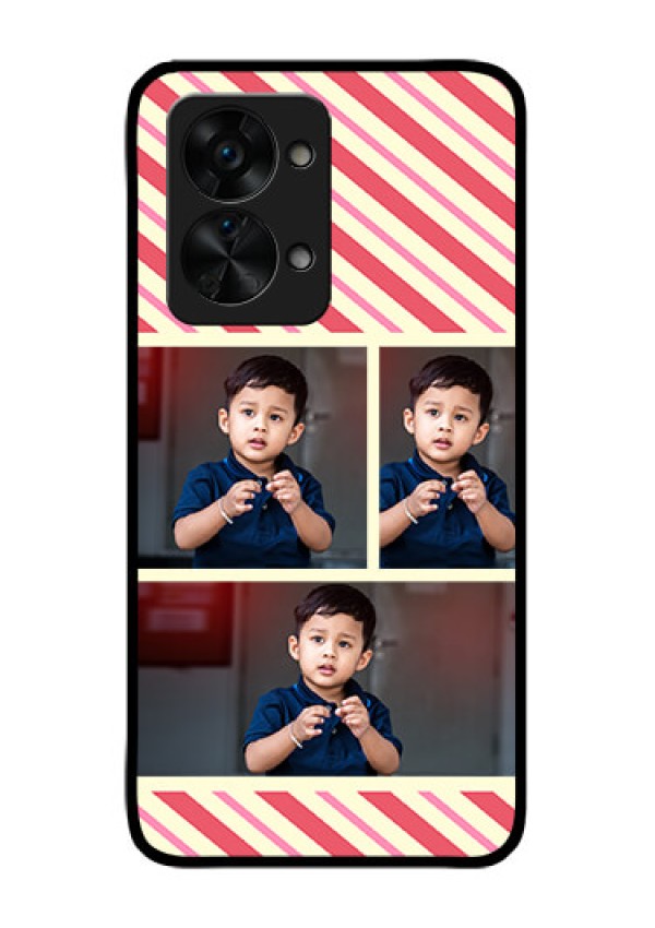 OnePlus Nord 2T 5G Personalized Glass Phone Case - Picture Upload Mobile Case Design