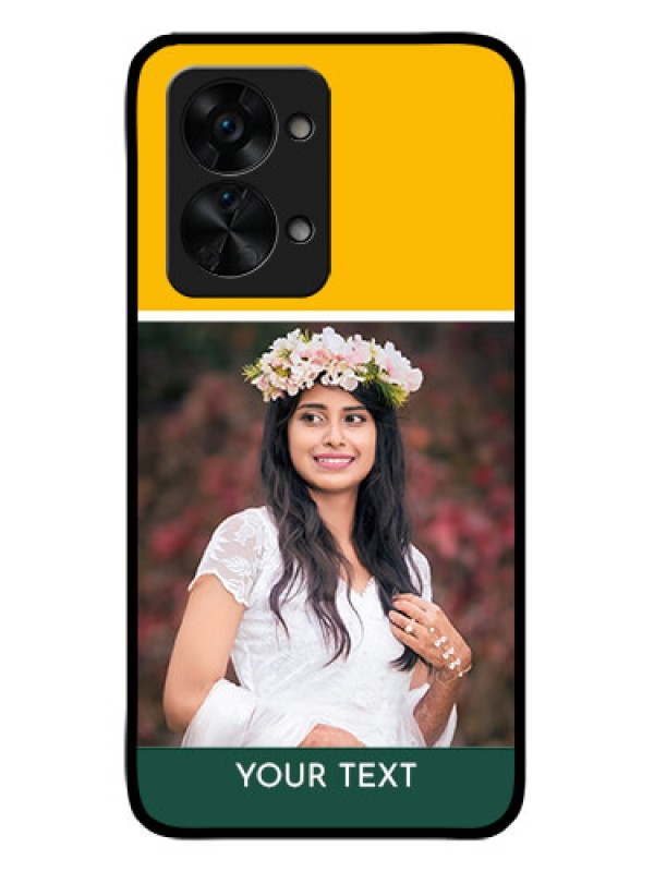 Custom OnePlus Nord 2T 5G Photo Printing on Glass Case - Love You Design