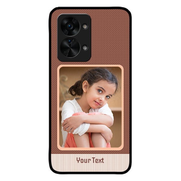 OnePlus Nord 2T 5G Custom Glass Phone Case - Simple Pic Upload Design