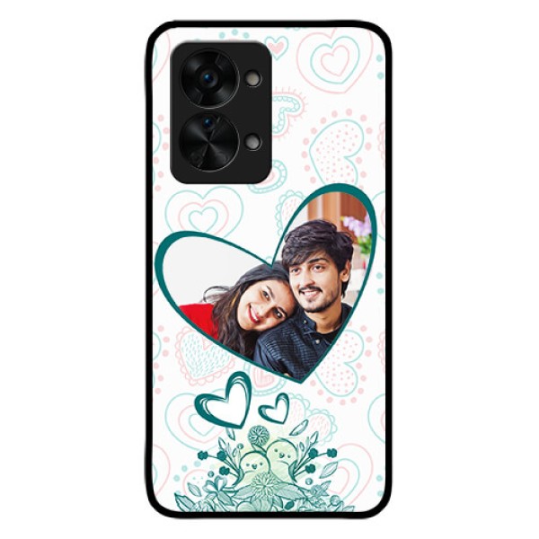 OnePlus Nord 2T 5G Photo Printing on Glass Case - Premium Couple Design
