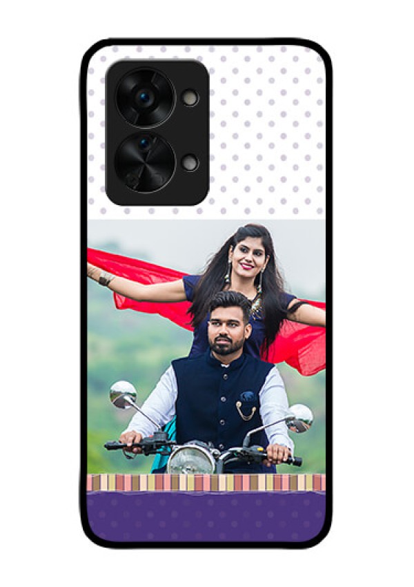 OnePlus Nord 2T 5G Photo Printing on Glass Case - Cute Family Design