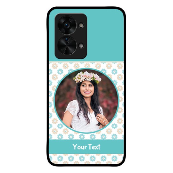 OnePlus Nord 2T 5G Custom Glass Mobile Case - Beautiful Flowers Design