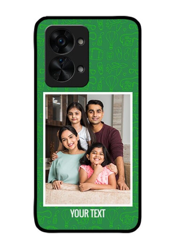 OnePlus Nord 2T 5G Personalized Glass Phone Case - Picture Upload Design