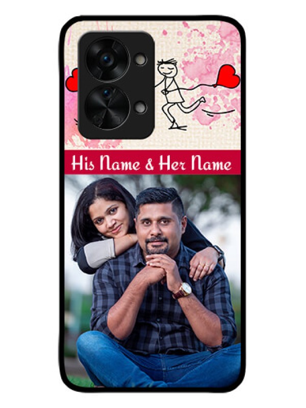 Custom OnePlus Nord 2T 5G Photo Printing on Glass Case - You and Me Case Design