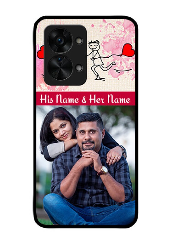 OnePlus Nord 2T 5G Photo Printing on Glass Case - You and Me Case Design