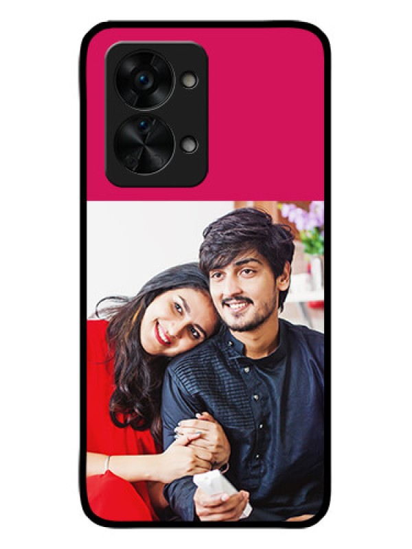 Custom OnePlus Nord 2T 5G Custom Glass Mobile Case - Anniversary Cover Design