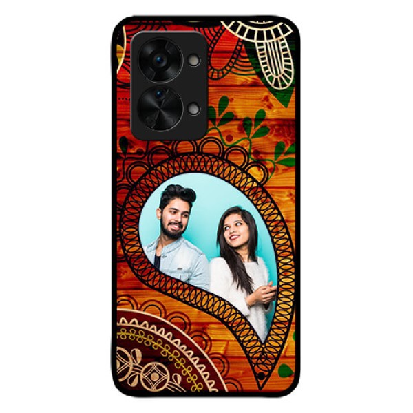 OnePlus Nord 2T 5G Personalized Glass Phone Case - Abstract Colorful Design