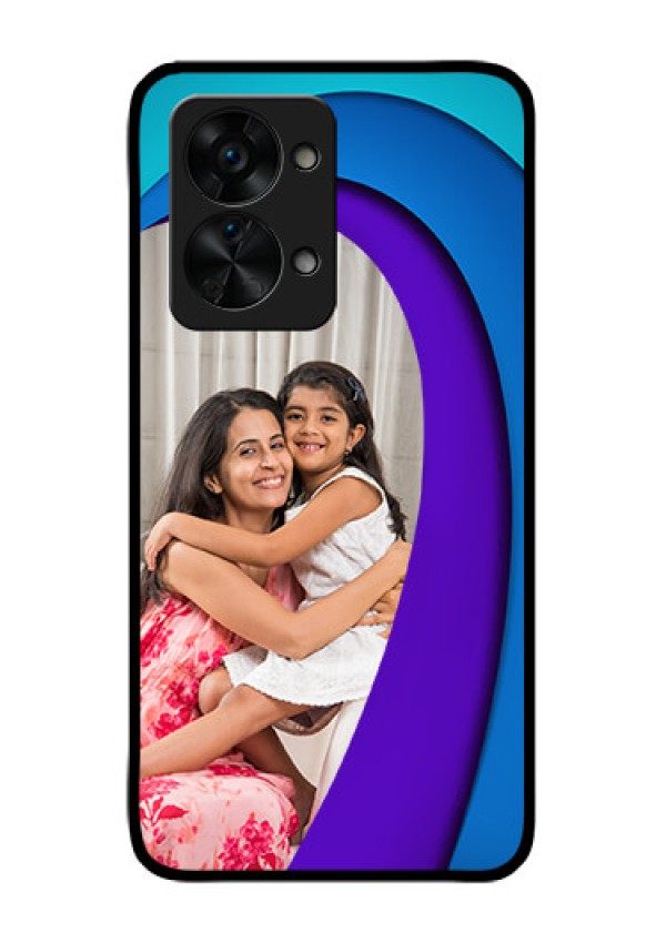 OnePlus Nord 2T 5G Photo Printing on Glass Case - Simple Pattern Design