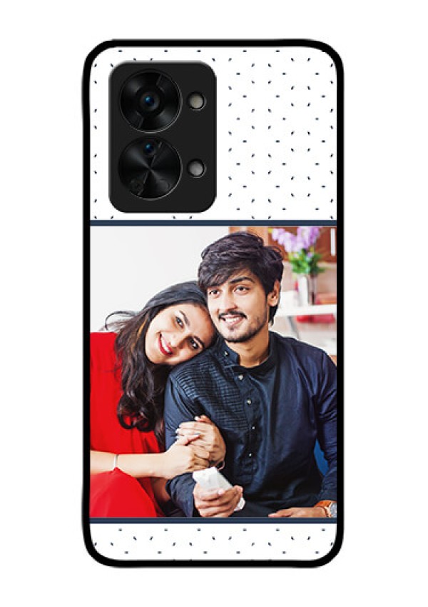 OnePlus Nord 2T 5G Personalized Glass Phone Case - Premium Dot Design
