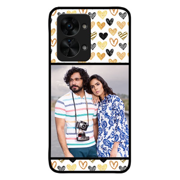 OnePlus Nord 2T 5G Photo Printing on Glass Case - Love Symbol Design