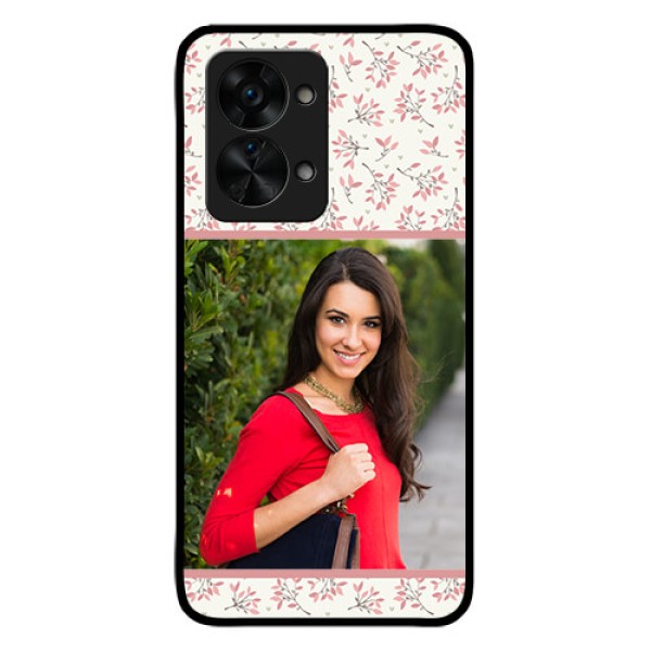 OnePlus Nord 2T 5G Custom Glass Phone Case - Premium Floral Design