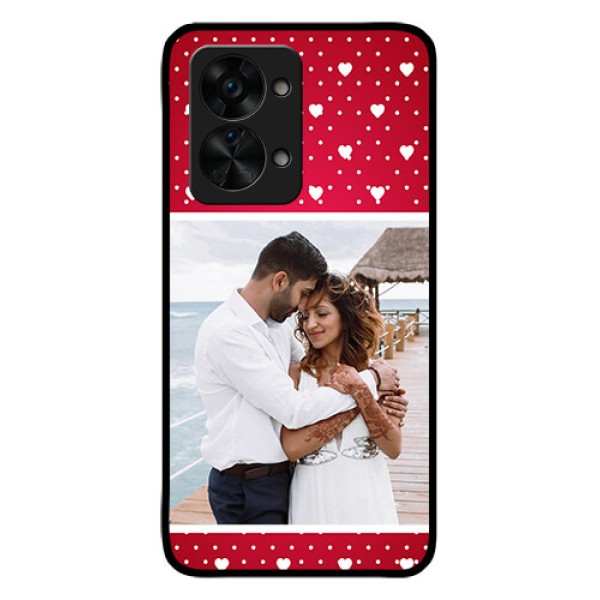 OnePlus Nord 2T 5G Photo Printing on Glass Case - Hearts Mobile Case Design OnePlus Nord 2T 5G Photo Printing on Glass Case - Hearts Mobile Case Design
