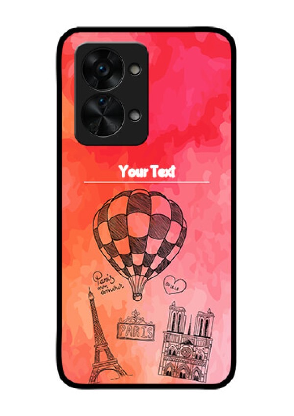 OnePlus Nord 2T 5G Custom Glass Phone Case - Paris Theme Design