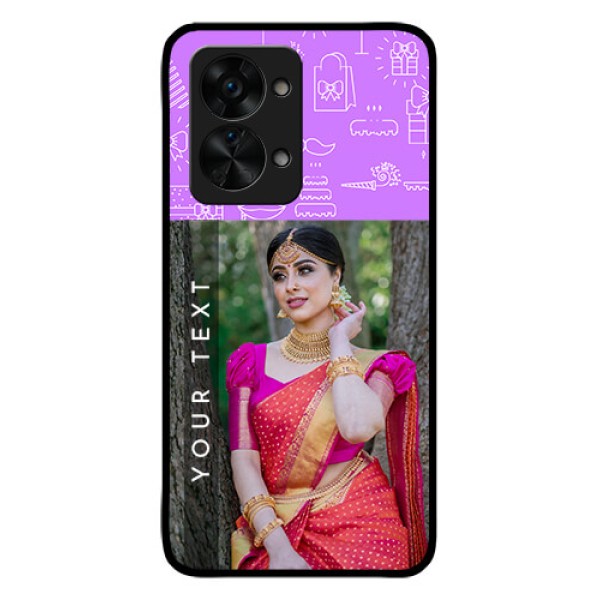 OnePlus Nord 2T 5G Custom Glass Mobile Case - Birthday Icons Design