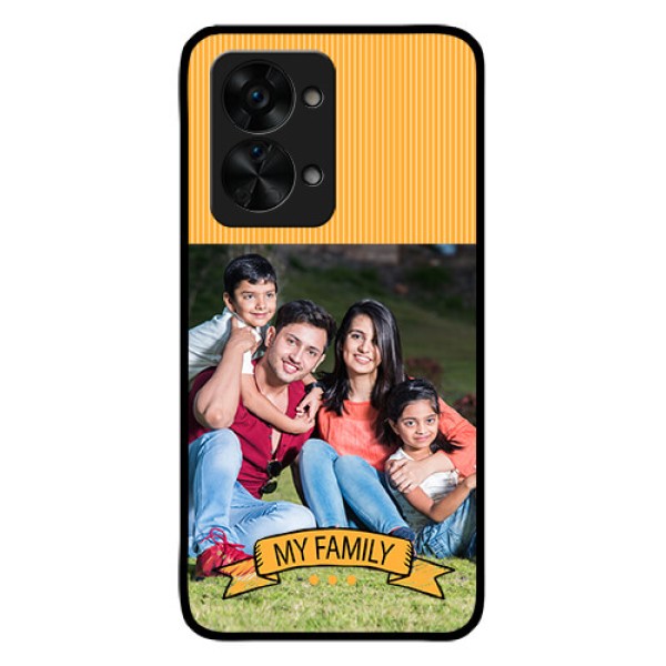 OnePlus Nord 2T 5G Custom Glass Phone Case - My Family Design
