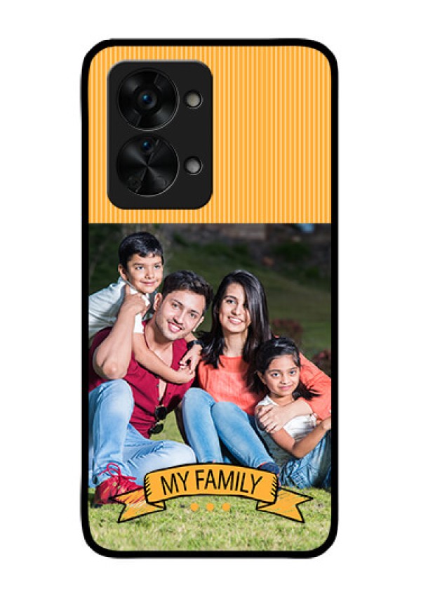 OnePlus Nord 2T 5G Custom Glass Phone Case - My Family Design