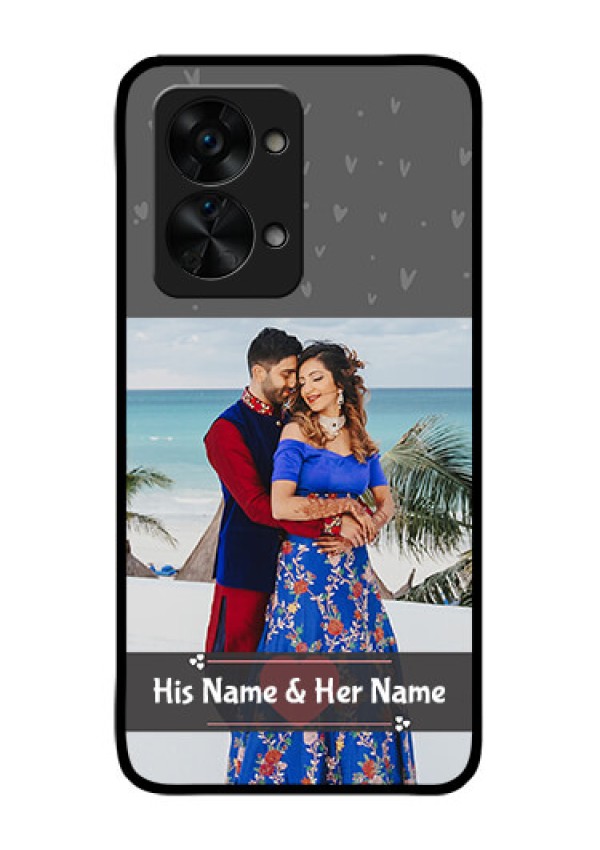 OnePlus Nord 2T 5G Custom Glass Mobile Case - Buy Love Design with Photo Online