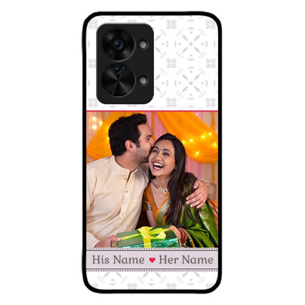 OnePlus Nord 2T 5G Custom Glass Mobile Case - with Photo and Ethnic Design
