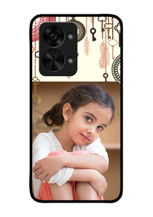 OnePlus Nord 2T 5G Custom Glass Mobile Case - Boho Style Design