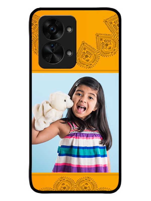 Custom OnePlus Nord 2T 5G Personalized Glass Phone Case - Photo Wedding Design