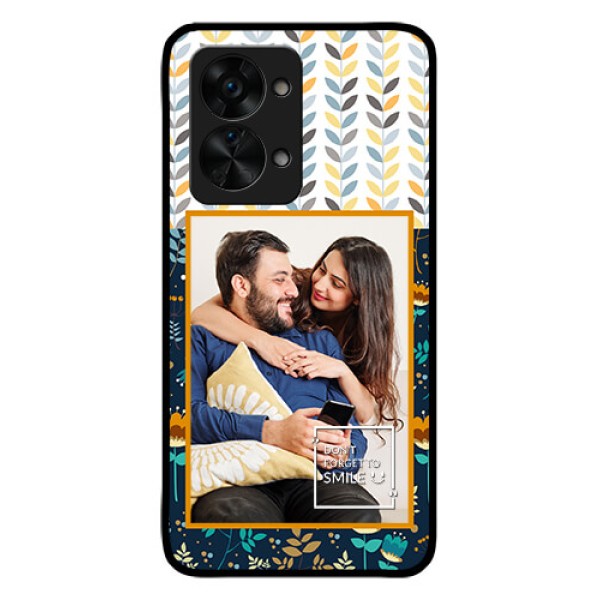OnePlus Nord 2T 5G Custom Glass Mobile Case - Pattern Design