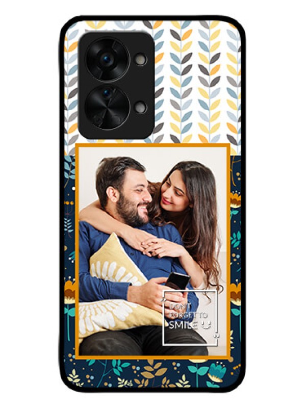 Custom OnePlus Nord 2T 5G Custom Glass Mobile Case - Pattern Design